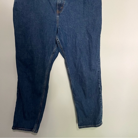 ABERCROMBIE the Ankle straight ultra high rise blue jeans size 33/16 - Picture 3 of 6